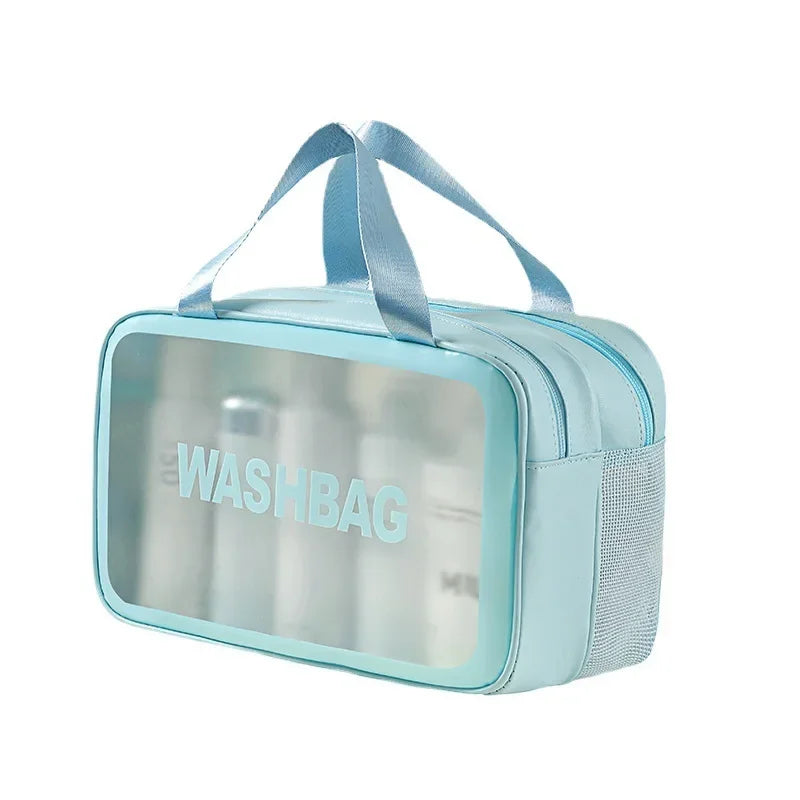 Wet-dry separation makeup bag portable toiletry bag travel essentials large capacity storage bag fitness swimming essentials