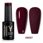 YOKEFELLOW 10ml Jelly Nude Gel Nail Polish High Quality Translucent Pink Nail Gel Varnish Soak Off UV Gel Polish Long Lasting