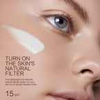 Changing Foundation SPF 15 - 50ml Lightweight Liquid Makeup for Fair to Medium Skin, Hydrating Natural Coverage with Hyaluronic