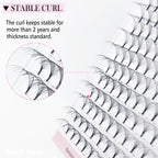 CoMango Premade Volume Fans Short Stem Russian Eyelash Extensions Wide Fans 3D 4D 5D 6D 8D 10D Faux Mink Lashes Wholesale