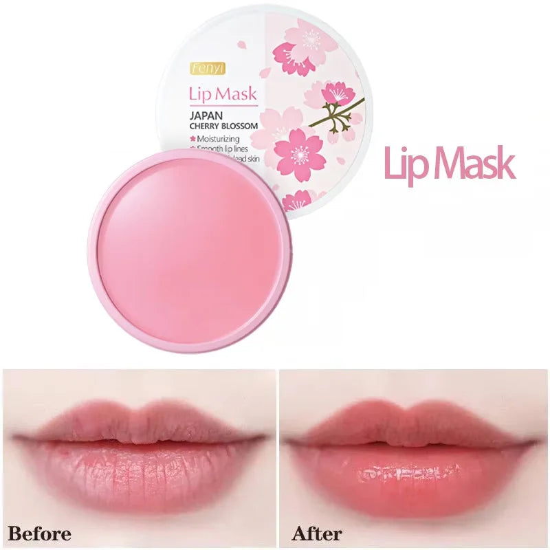 Sakura Moisturizing Without Greasiness Lip Mask Peeling Remove Dead Skin Cuticle Repair Anti Dry Crack Gentle & Nourishing 15g
