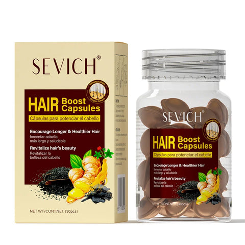 Fast Moisturizing Hair Vitamin Capsule 30pcs/bottle Sevich Smoothing Silky Keratin Complex Oil Nourishing Moroccan Hair Care Oil