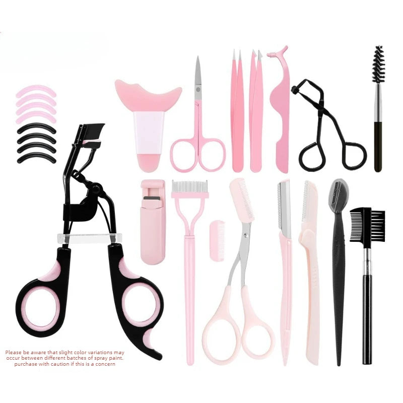 Stainless Steel Eyelash Curler Natural Curl Portable for MUAs Beginners Travel Daily Use with Silicone Pads Beauty Makeup Tool
