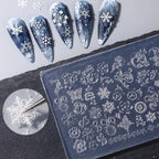 Cake Cream Lace Heart Silicone Nail Mold Sweet Y2K Nail Art Decorations Template DIY Design Transparent Manicure Stencils 1