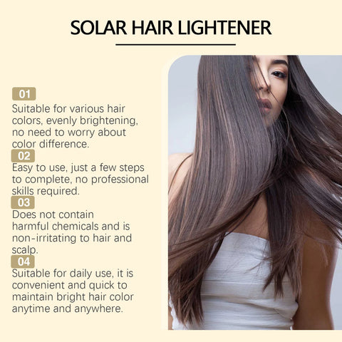 Hair Color Brightening Spray Enhance Shiny Antioxidant Color Protection Long-Lasting Brighten Refreshing Moisturize Hair Spray