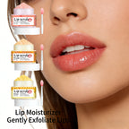 Strawberry Lip Scrub Gentle Repair Chapped Lips Deep Moisturizing Nourishing Improve Dryness Honey Orange Lip Care Exfoliator