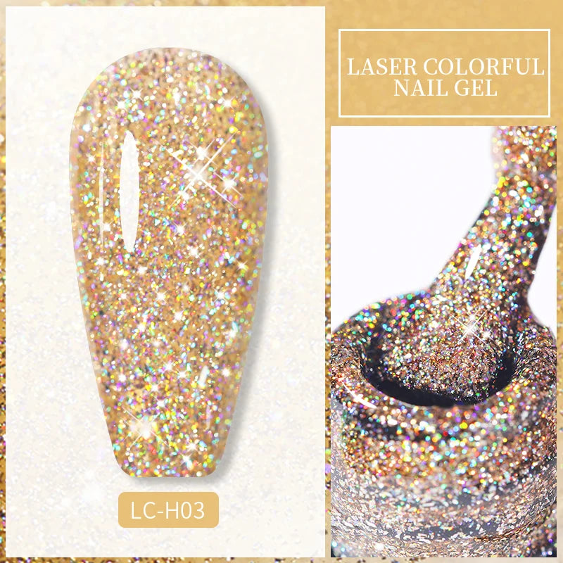 LILYCUTE 7ml Metallic Gel Nail Polish Red Chrome Effect Soak Off UV Gel Varnish Semi Permanent Nail Art Manicure Base Top Coat