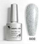 Venalisa HEMA TPO FREE 7.5ml Gel Polish Nail French Pink Jelly Nude Collection Nail Gel Polish Glitter Gorgeous Soak Off UV LED