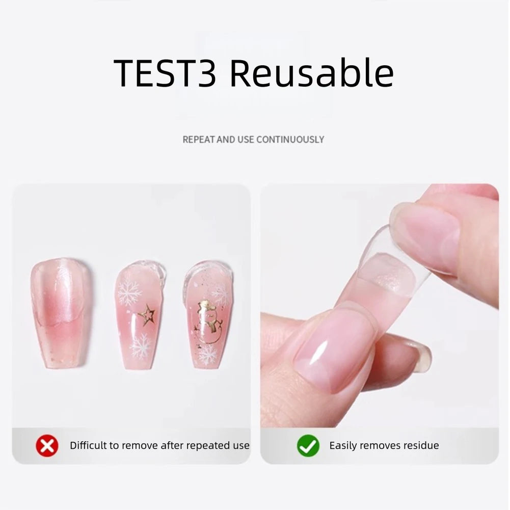 80ml Sponge Nail Gel Remover Press On Fake Nail Adhesive Dissolver Removal Liquid Gentle Non-Damaging Quick Removal Debonder