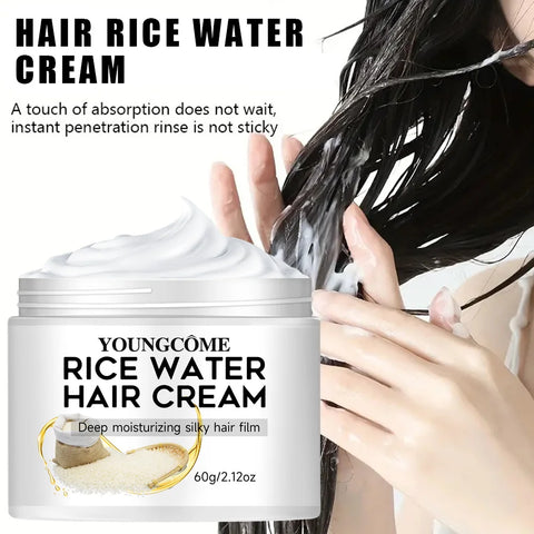 Rice Professional Hair Mask, Professional Hair Care Deep Conditioning for all hair types,  Nourishes hair for beautiful hair