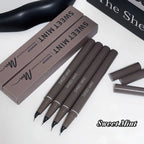 Curved Eyeliner Pen Quick Dry Liquid Eye Liner Easy To Draw Ultra-fine Lying Silkworm Pencil Black Brown Lower Eyelash Makeup