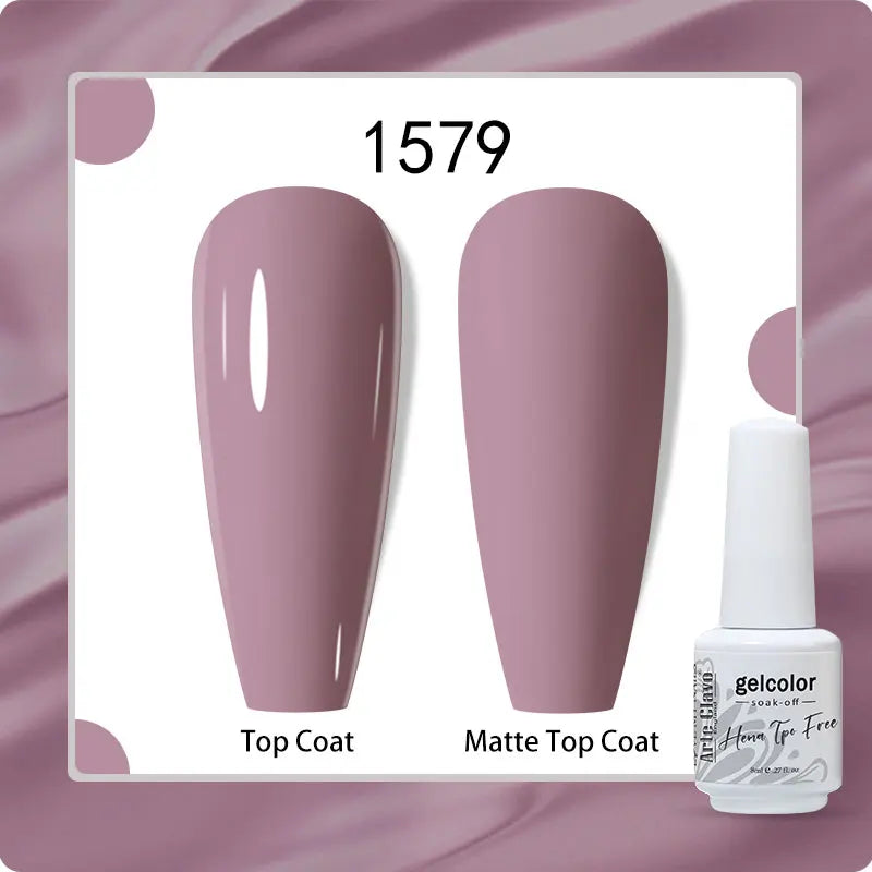 Arte Clavo 8ml HEMA TPO Free Gel Nail Polish Nail Art Manicure Semi Permanent Gel UV Hybrid Varnishes Base Top Coat Enamels New