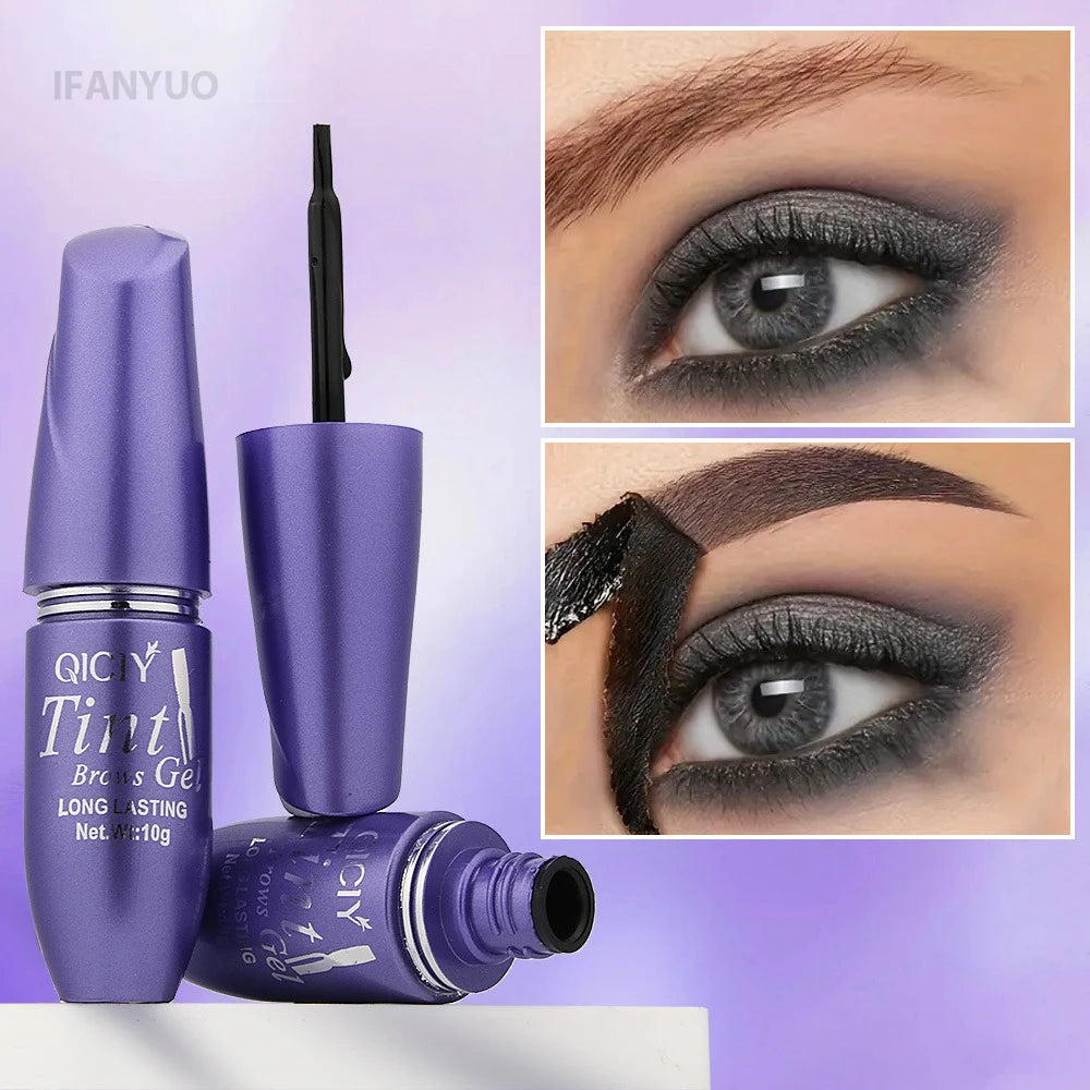 New Tattoo Peel Off Eyebrow Gel Tint Semi Permanent Brow Tint Waterproof Lasting Transfer-proof for Fuller Defined Looking Brows
