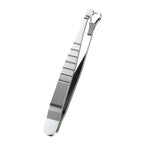 Universal Nose Hair Trimming Tweezers Stainless Steel Eyebrow Nose Hair Cut Manicure Facial Trimming Makeup Scissors Trimmer