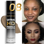 8-Color Face Foundation Cream Oil-Control Matte Concealer Waterproof Liquid Full Coverage Nude Base Professional Makeup Products