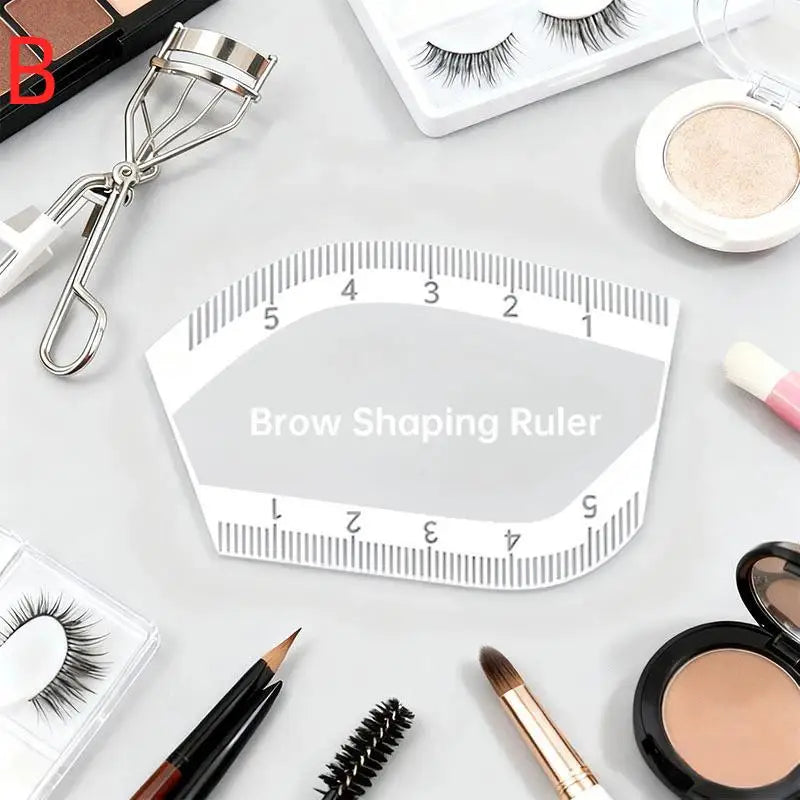 1 Minute Fast Drawing Design Brow Easy Tool Microblading Permanent Makeup Stencils Brow Mapping Ruler Eyebrow Shaping Ruler