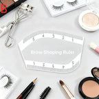 1 Minute Fast Drawing Design Brow Easy Tool Microblading Permanent Makeup Stencils Brow Mapping Ruler Eyebrow Shaping Ruler