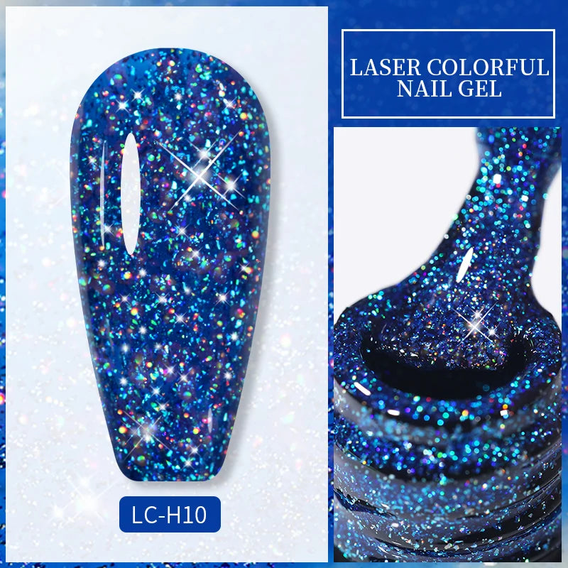 LILYCUTE 7ml Metallic Gel Nail Polish Red Chrome Effect Soak Off UV Gel Varnish Semi Permanent Nail Art Manicure Base Top Coat