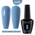NAILCO Red Colors Series 15ML Nail Gel Polish Nail Supplies Semi Permanent For Nail Art Manicure Soak Off LED UV Hybrid Varnish