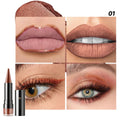 YOUNG VISION Six-Shade Matte Pearl Shimmer Dual-Effect Lipstick Waterproof, Non-Transfer Lipstick Cosmetics
