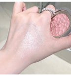 LEEINTO color-glowing high-gloss powder pearlescent powder brightens up the make-up eye shadow disc
