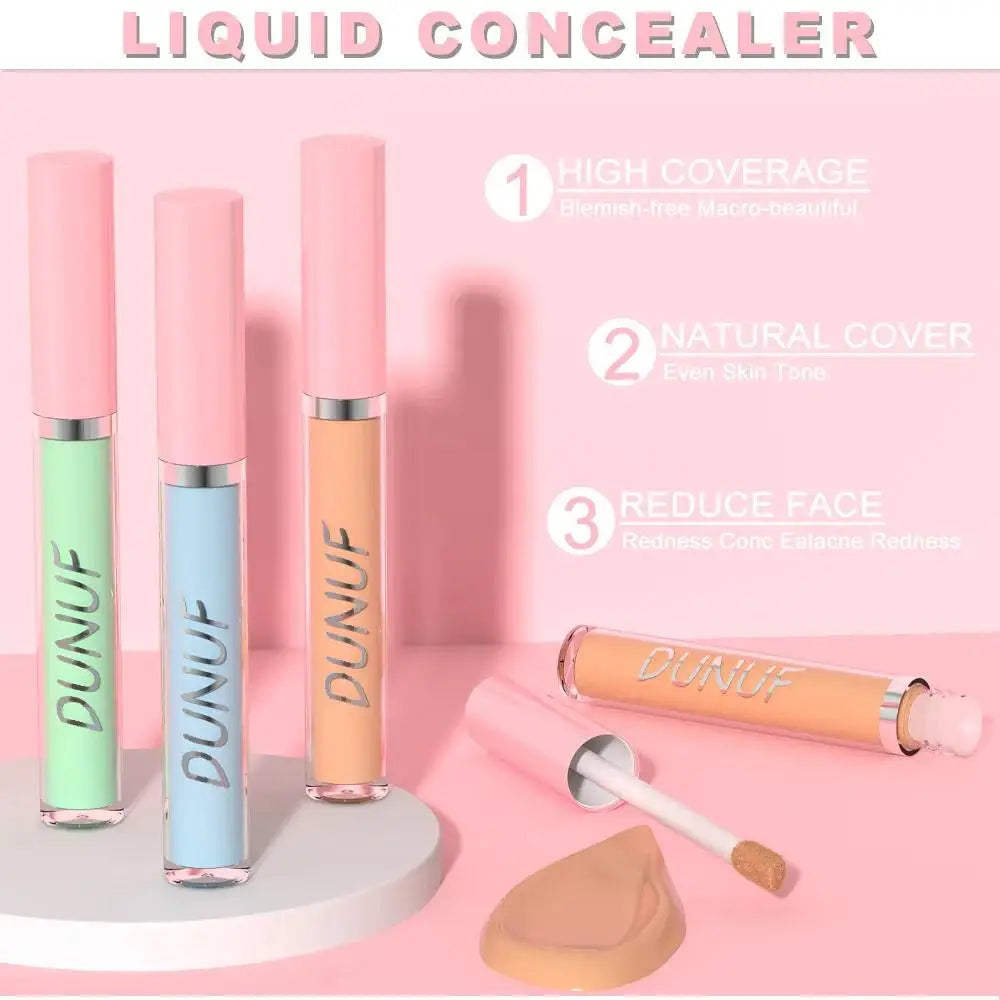 Green Orange Color Correcting Concealer Stick Foundation Waterproof Covers Acne Dark Circles Contours Moisturizing Liquid
