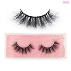 False Eyelashes 3D Mink Lashes Soft Fluffy Natural Long Fake Lashes Full Stripe False Eyelash Volume Eye Lashes for Makeup D101
