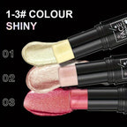 Three-in-one color multi-function waterproof makeup stick natural face multi-function: Blush, Eye Shadow, Bloom, lasting all day