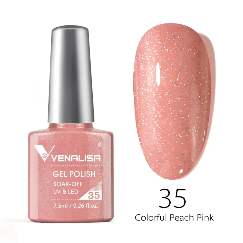 Venalisa VIP4 Nail Gel Polish HEMA/TPO FREE Full Coverage Beautiful Semi Permanent Soak Off UV LED Gel Nail Polish Gel Lacquer