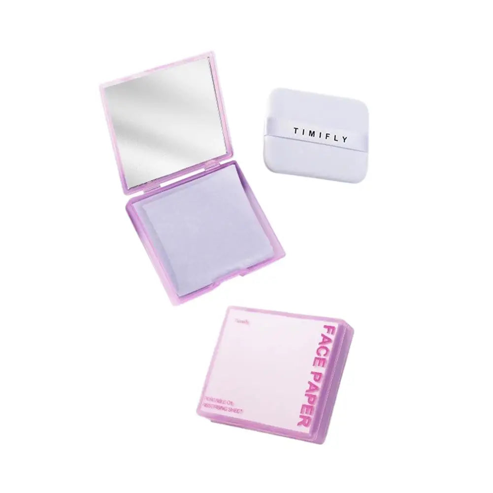 100Pcs Face Oil Absorbing Paper Protable Facial Control Wipes Oily Face Blotting Matting Tissue Makeup Facial Clean