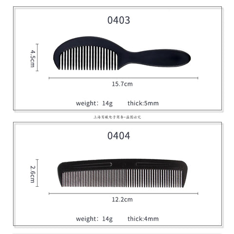 New Arrivals 4/5/6/7pcs Black Barber Accessories Set Detangling Hair Brush Styling Hot Comb Straightener High Quality Hair Combs