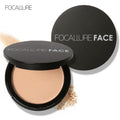 Wholesale FOCALLURE Natural Face Powder Mineral Foundations Oil-control Full Coverage Concealer Long Lasting Makeup Face Powder