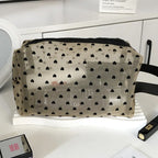 Makeup Bag Outdoor Personalized Transparent Nylon Mesh Cosmetic Bags Pouch Travel Organizer Zipper Beach Makeup Women's Purse