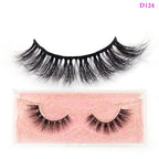 False Eyelashes 3D Mink Lashes Soft Fluffy Natural Long Fake Lashes Full Stripe False Eyelash Volume Eye Lashes for Makeup D101