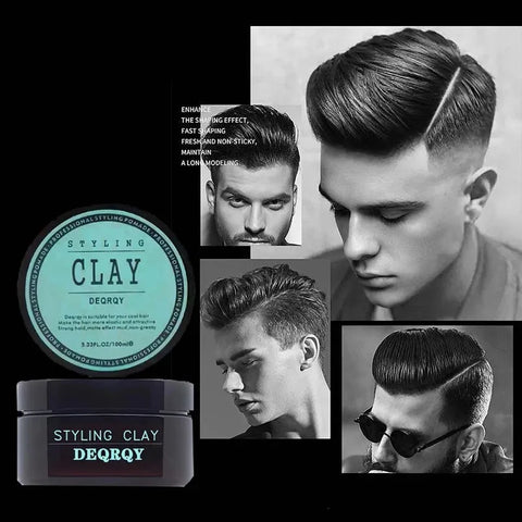 Hair Clay Matte Hair Wax for Man Texture Strong and Long Lasting Styling Fragrant Hair Wax 100g Cera Para Cabello Hombre