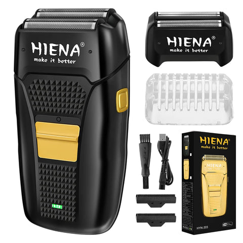 hiena Finish Machine Electric Professional Electric Hair Clippers Beard Clipper Rechargeable Men's Shaver Hair Trimmer Kit