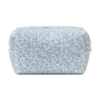 Durable Fuzzy Makeup Bag Large Capacity Leopard Print Toiletry Organizer Portable Cosmetic Bag Girls Travel Storage Pouch