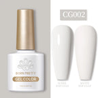 BORN PRETTY 10ml Gel Nail Polish Gel 130 Colors Semi Permanent Solid Nail Gel Varnish Soak Off UV Gel for Base Top Coat