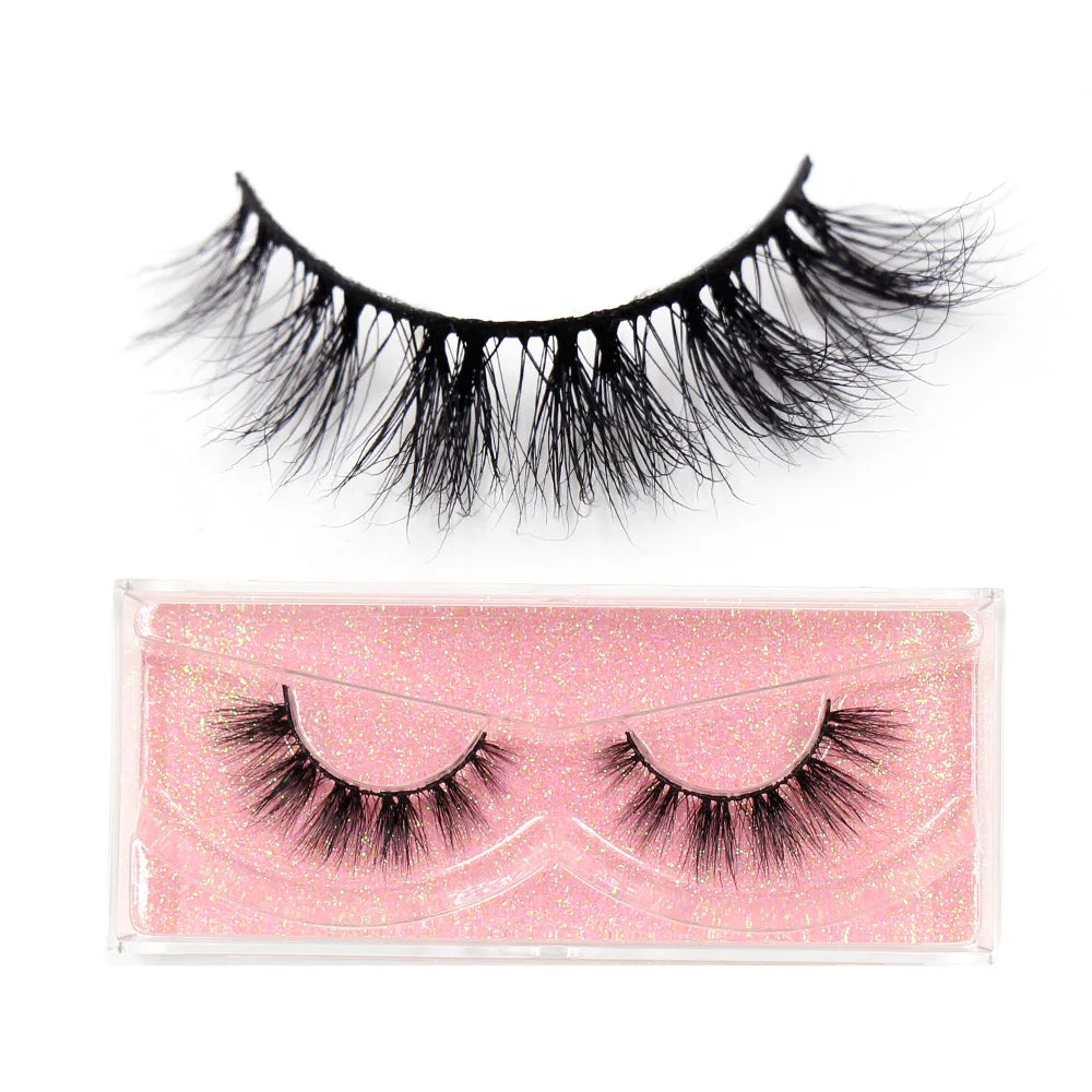 LEHUAMAO 3D Mink Lashes Makeup Eyelashes Natural Fluffy Long Fake Lashes Full Stripe Reusable False Eyelash Extension