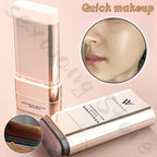 VIVIEN BEAUTY Double-head Foundation Stick Concealer Light Transparent Eraser Covers Spots and Acne Pores Brightens Skin Tone
