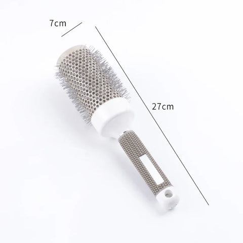 5 Size Ceramic Ion Hair Brush Nano Hairbrush Thermal Ceramic Ion Round Comb Hairdressing Hair Salon Styling Drying Curling