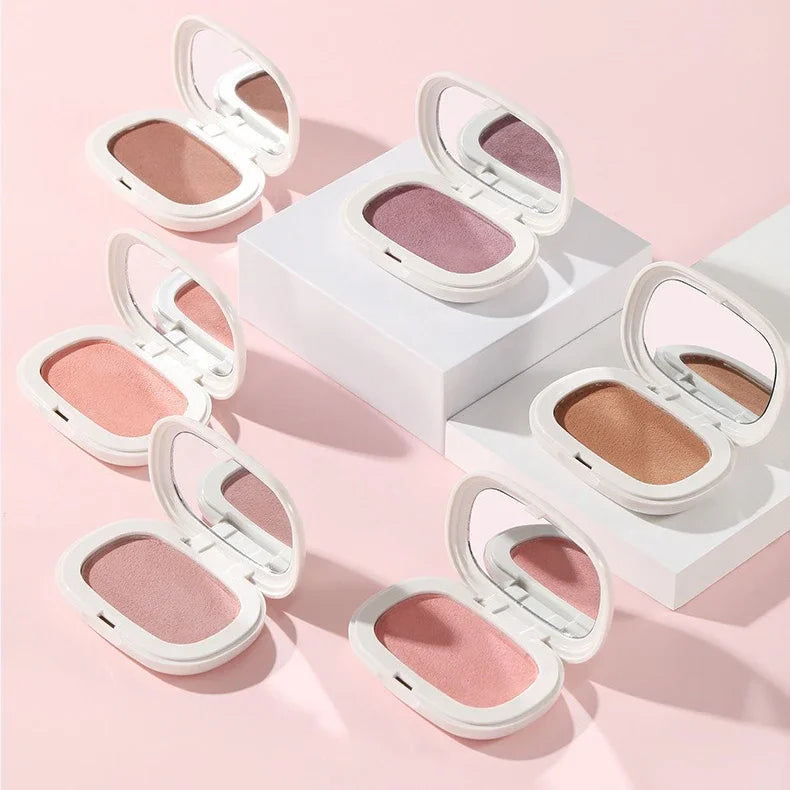 Face Blusher Matte Natural Cheek Tint Brighten Face Contouring Waterproof Cosmetics Blush Powder Soft Female Makeup 1pcs Blusher