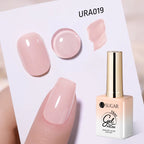 UR SUGAR 15ml Jelly Milky White Translucent Color Gel Polish Semi Permanent UV Gel Nail Art Soak Off Gel Varnish Latest Fashion