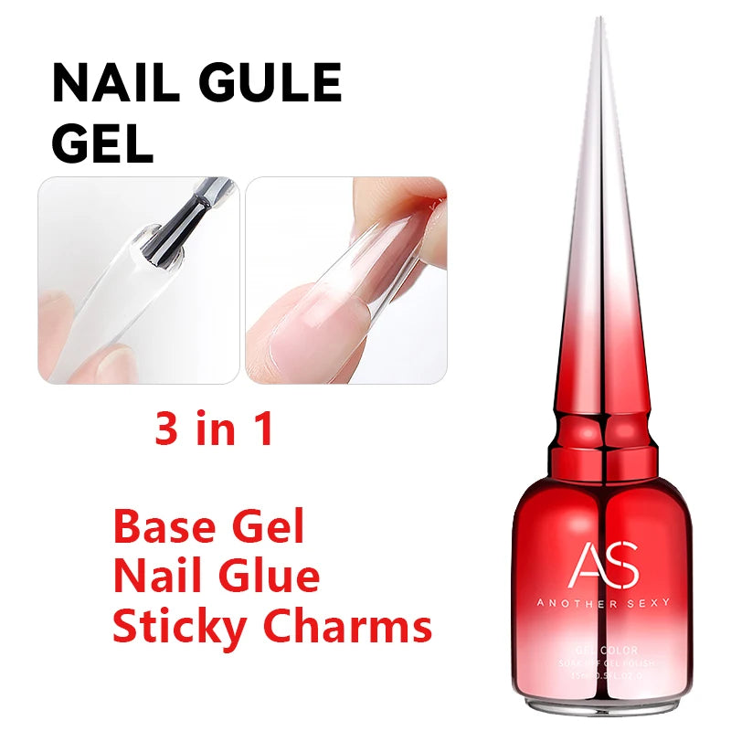 AS Tpo Free Clear Blooming Gel Polish 15ml UV LED Soak Off Nail Art Polish for Spreading Effect Marble Gel Paint Varnish TopBase