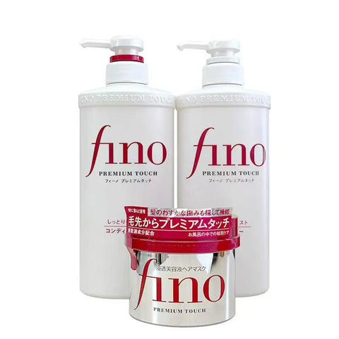 Fino Premium Touch Soaking Beauty Conditioner Repairing Dry Curly Damaged Long-lasting Moisturizing Oil-controlled Hair Care