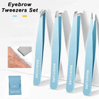 New Colorful Hair Beauty Fine Hairs Puller Stainless Steel Slanted Brow Clips Removal Makeup Tools High-Quality Eyebrow Tweezer