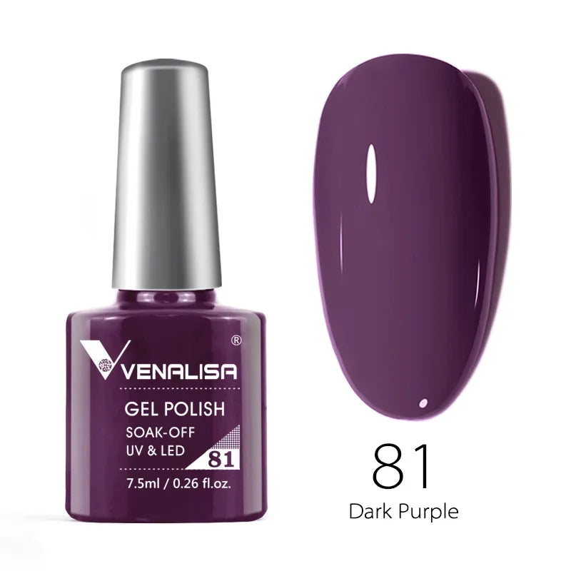 Venalisa VIP4 Nail Gel Polish HEMA/TPO FREE Full Coverage Beautiful Semi Permanent Soak Off UV LED Gel Nail Polish Gel Lacquer