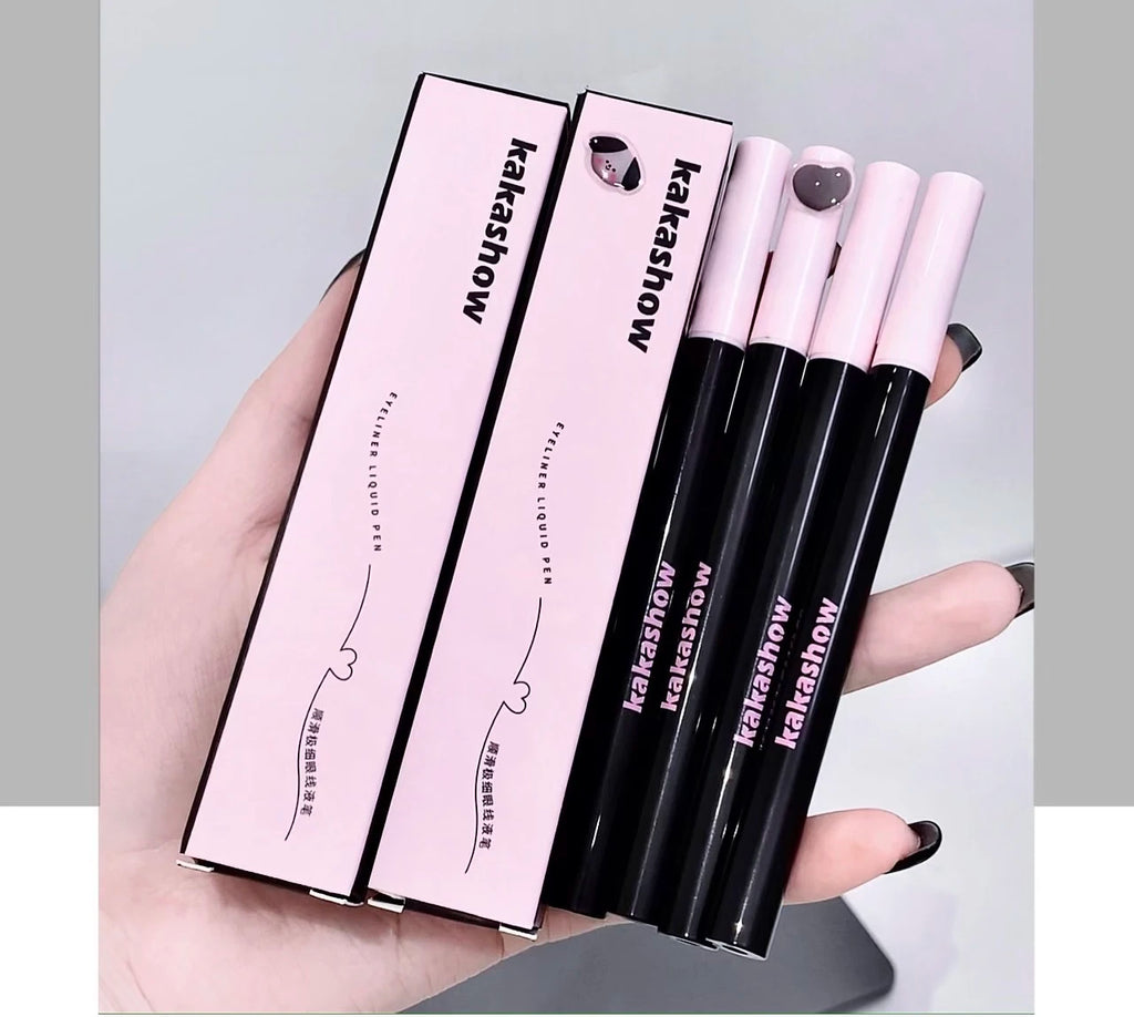 0.05mm Eyeliner Liquid Pen Matte Smooth Quick Dry Waterproof Ultra-thin Eyeliner Lower Eyelash Pen Non Smudging Korean Makeup