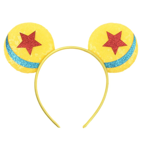 Boys Disney Mouse Ears Headbands Mickey Mouse Hairband With No Bow Party Festival Cosplay Christmas Birthdays Hair Accessories