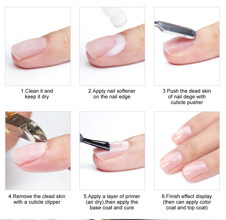 LIMEGIRL Nail Gel Polish Remover Tools Set with 100Pcs Bag Cotton And File Clipper for Manicure Nail Art UV Soak Off Removal Kit